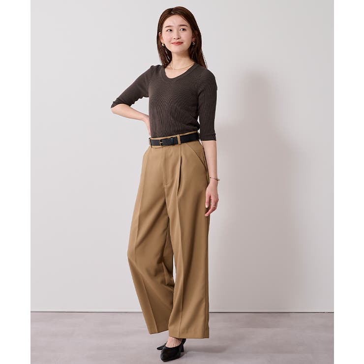 Uネックリブニット【UR’S ユアーズ】 | titivate | 詳細画像21 