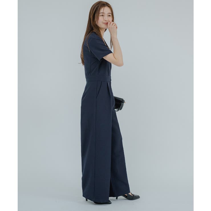 Vネックセンタープレスオールインワン【UR’S ユアーズ】 | titivate | 詳細画像13 