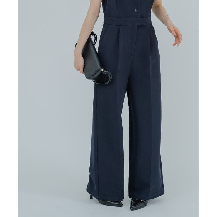 Vネックセンタープレスオールインワン【UR’S ユアーズ】 | titivate | 詳細画像17 