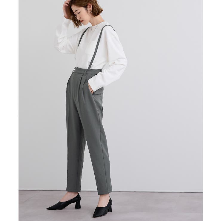 2wayサロペットテーパードパンツ【UR’S ユアーズ】 | titivate | 詳細画像10 