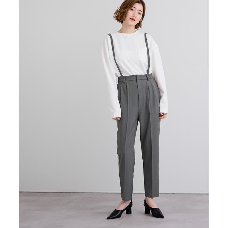 2wayサロペットテーパードパンツ【UR’S ユアーズ】 | titivate | 詳細画像12 