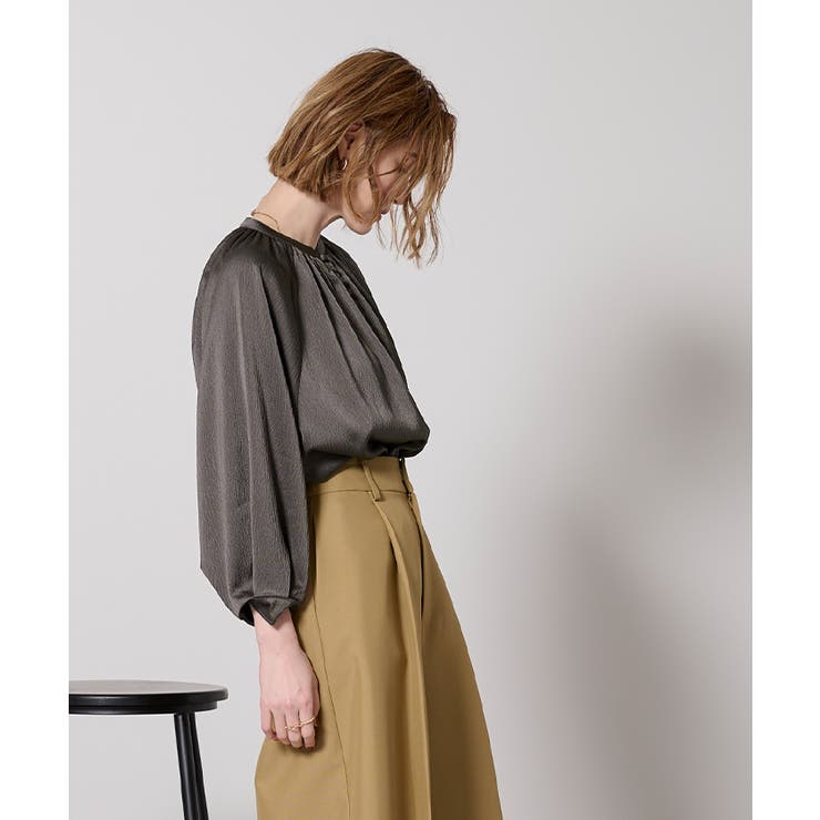 サテンラグランスリーブブラウス【UR’S ユアーズ】 | titivate | 詳細画像16 