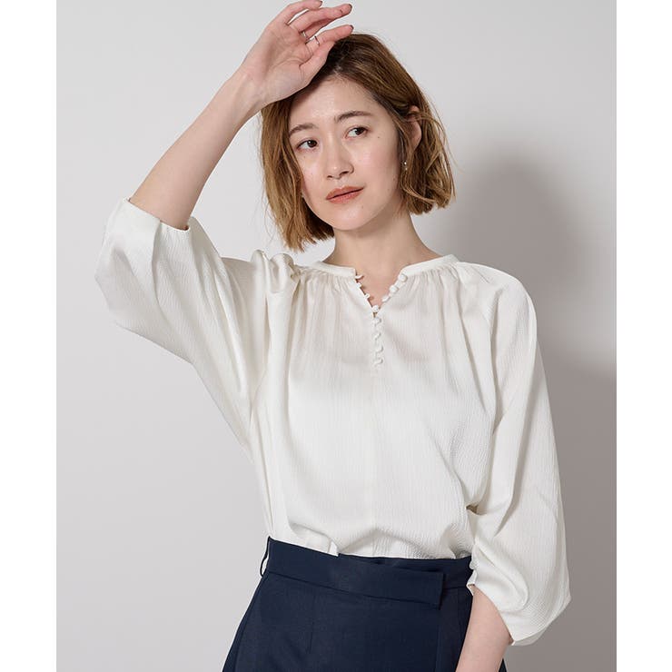 サテンラグランスリーブブラウス【UR’S ユアーズ】 | titivate | 詳細画像21 