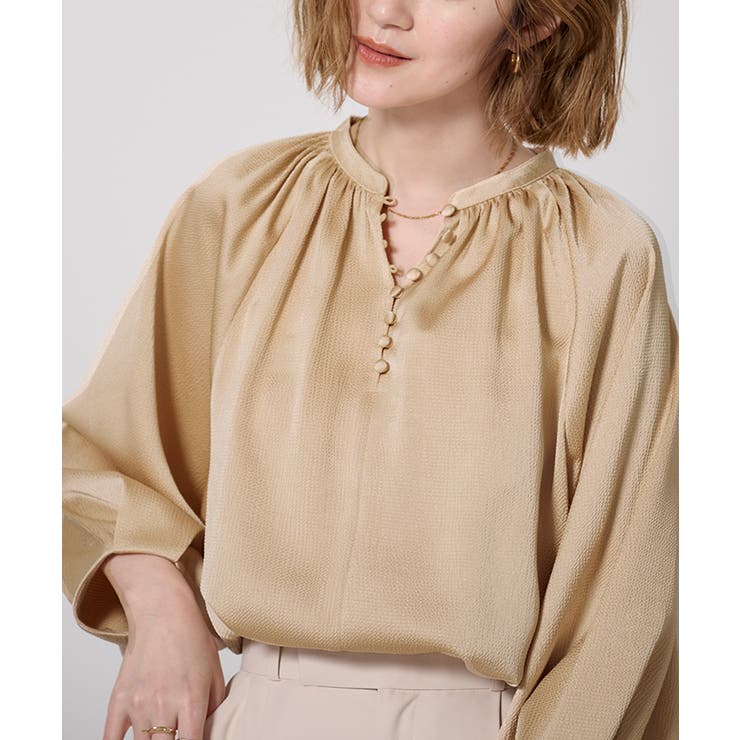 サテンラグランスリーブブラウス【UR’S ユアーズ】 | titivate | 詳細画像22 