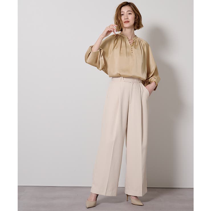 サテンラグランスリーブブラウス【UR’S ユアーズ】 | titivate | 詳細画像24 