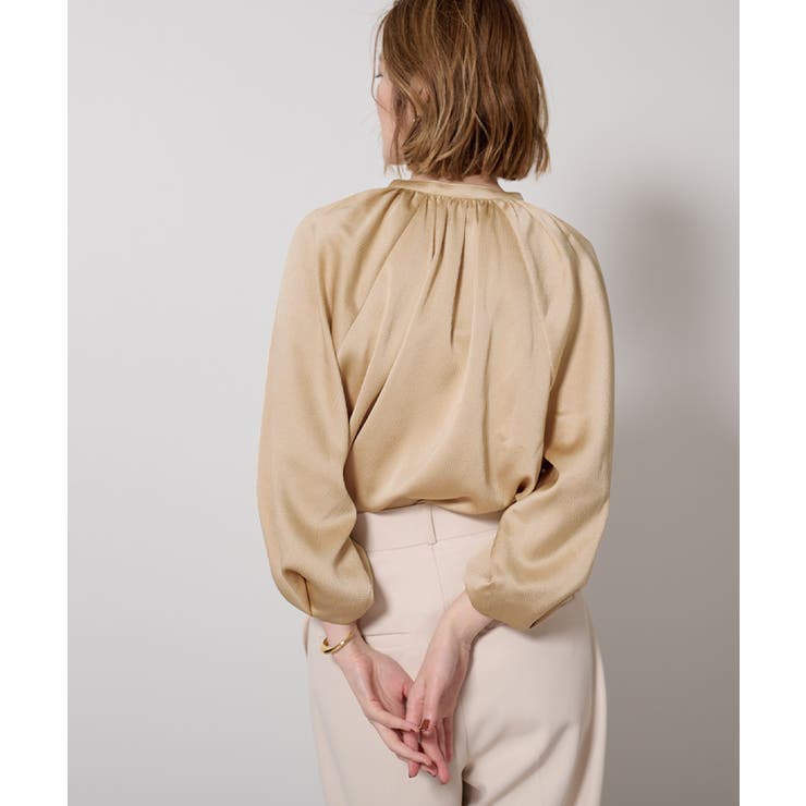 サテンラグランスリーブブラウス【UR’S ユアーズ】 | titivate | 詳細画像25 
