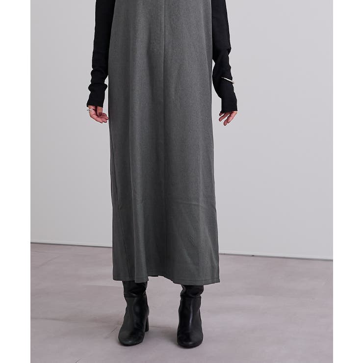 ソフトツイルディープVネックIラインワンピース【UR’S ユアーズ】 | titivate | 詳細画像5 