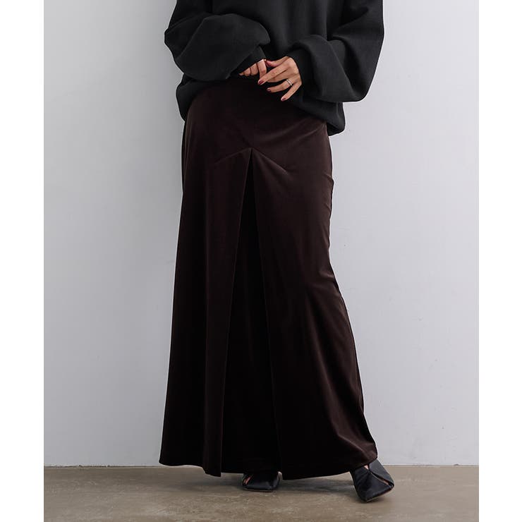 フロントボックスタックベロアスカート【UR’S ユアーズ】 | titivate | 詳細画像28 