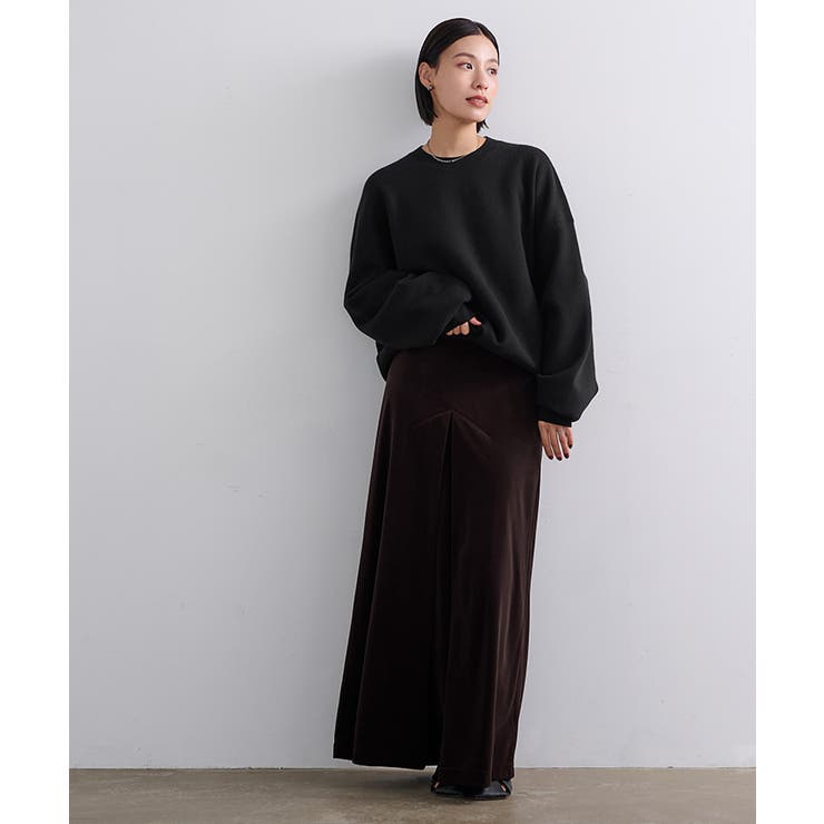 フロントボックスタックベロアスカート【UR’S ユアーズ】 | titivate | 詳細画像4 