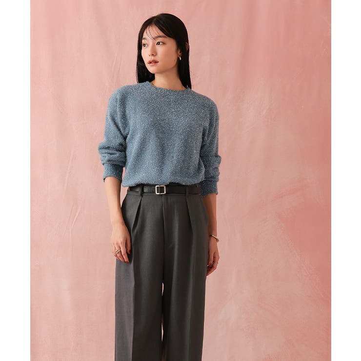 ラメシャギークルーネックニット【UR’S ユアーズ】 | titivate | 詳細画像16 