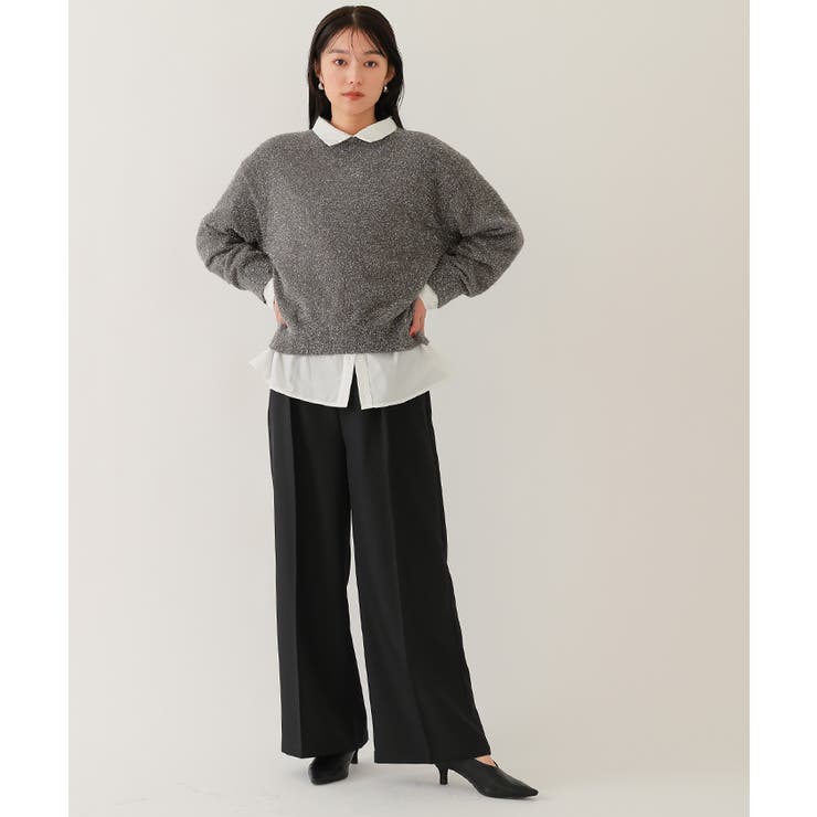 ラメシャギークルーネックニット【UR’S ユアーズ】 | titivate | 詳細画像19 