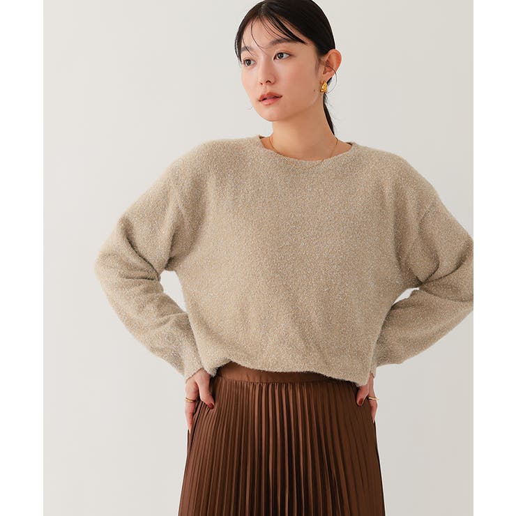 ラメシャギークルーネックニット【UR’S ユアーズ】 | titivate | 詳細画像24 