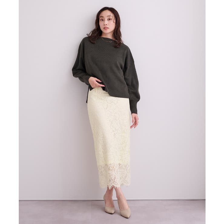 ハイウエストIラインレーススカート【UR’S ユアーズ】 | titivate | 詳細画像19 