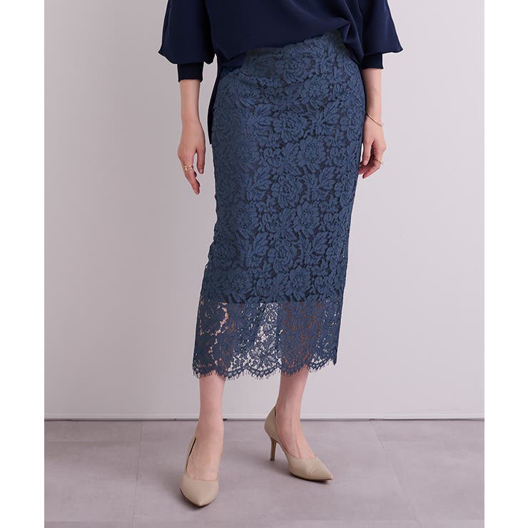 ハイウエストIラインレーススカート【UR’S ユアーズ】 | titivate | 詳細画像9 