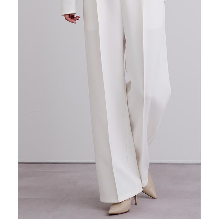 Vネックトップス×パンツ/ボンディングセットアップ【UR’S ユアーズ】 | titivate | 詳細画像24 