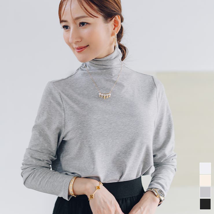 ボトルネックラウンドヘムプルオーバー【UR’S ユアーズ】 | titivate | 詳細画像1 