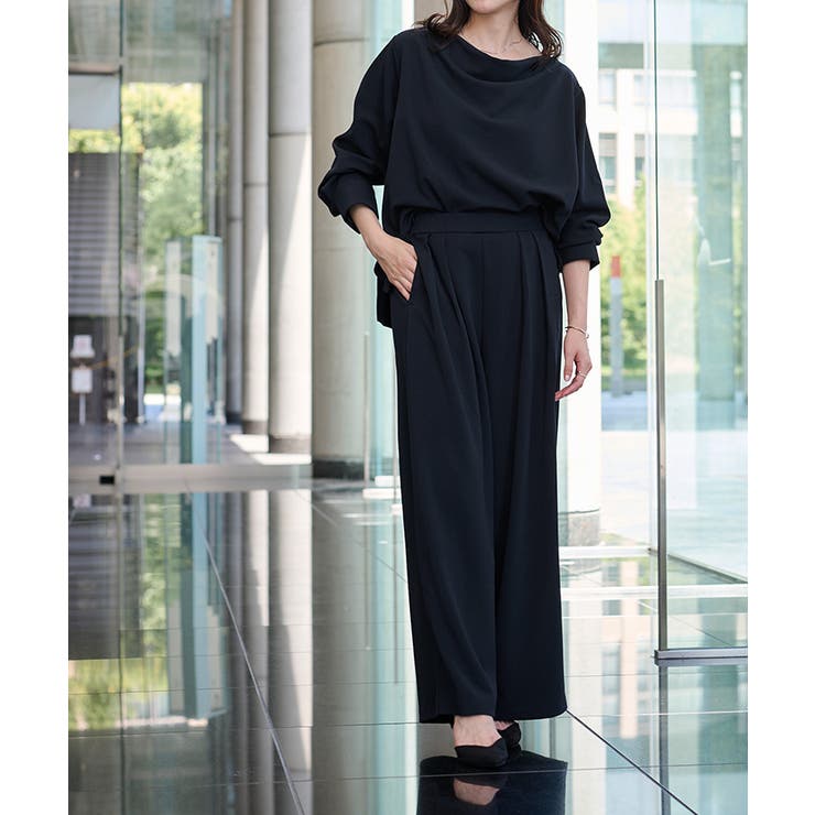 楽きちんとみえ/着痩せワイドパンツ【UR’S ユアーズ】 | titivate | 詳細画像15 