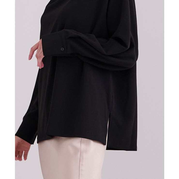 楽きちんとみえ/ドレープブラウス【UR’S ユアーズ】 | titivate | 詳細画像2 