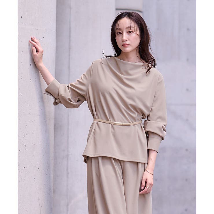 楽きちんとみえ/ドレープブラウス【UR’S ユアーズ】 | titivate | 詳細画像7 