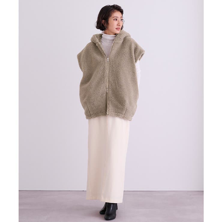 フーディーボアベスト【UR’S ユアーズ】 | titivate | 詳細画像13 