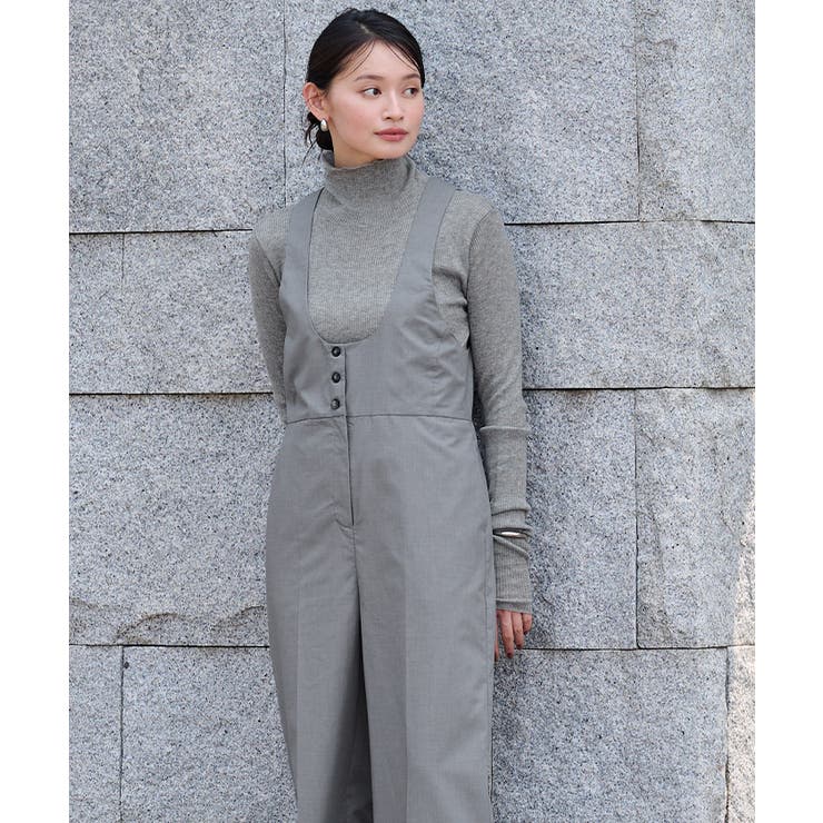 ディープラウンドネックサロペット【UR’S ユアーズ】 | titivate | 詳細画像4 