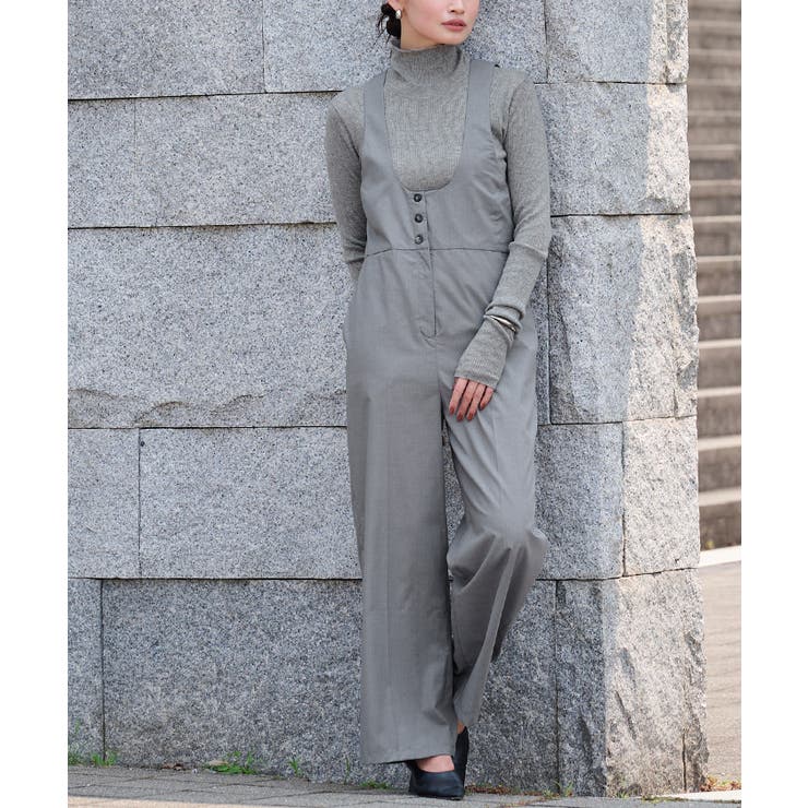 ディープラウンドネックサロペット【UR’S ユアーズ】 | titivate | 詳細画像9 