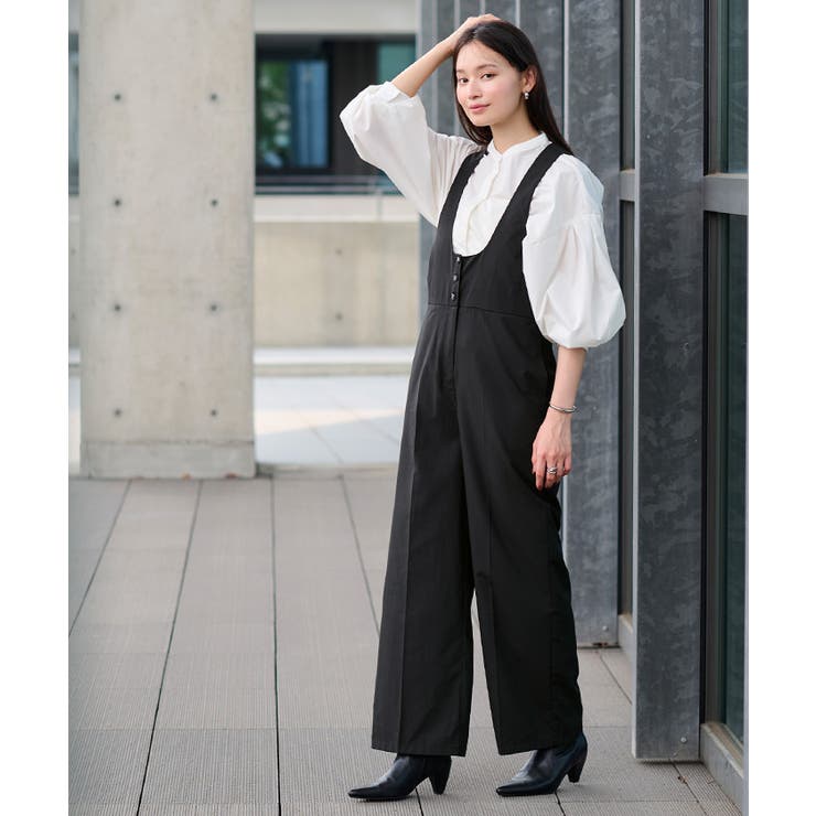 ディープラウンドネックサロペット【UR’S ユアーズ】 | titivate | 詳細画像12 