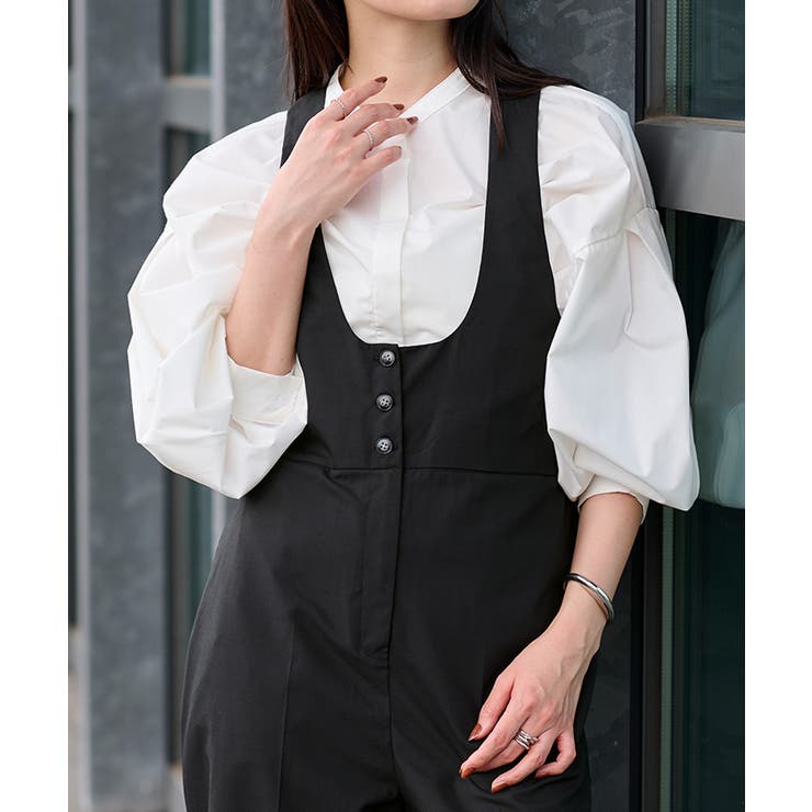 ディープラウンドネックサロペット【UR’S ユアーズ】 | titivate | 詳細画像15 