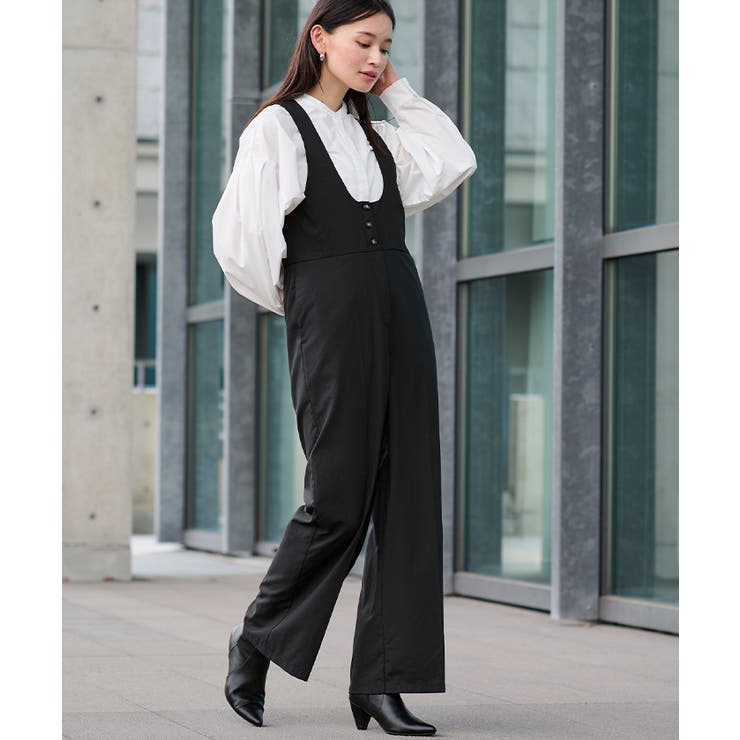 ディープラウンドネックサロペット【UR’S ユアーズ】 | titivate | 詳細画像16 