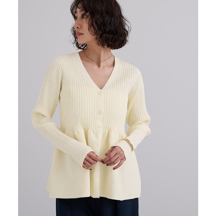 前後2wayペプラムニットトップス【UR’S ユアーズ】 | titivate | 詳細画像16 