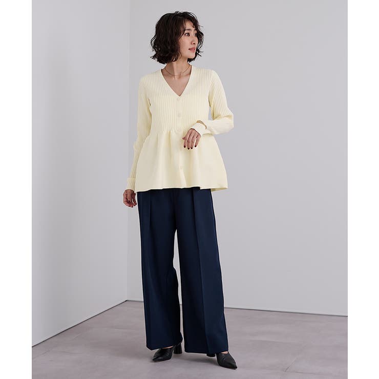 前後2wayペプラムニットトップス【UR’S ユアーズ】 | titivate | 詳細画像17 