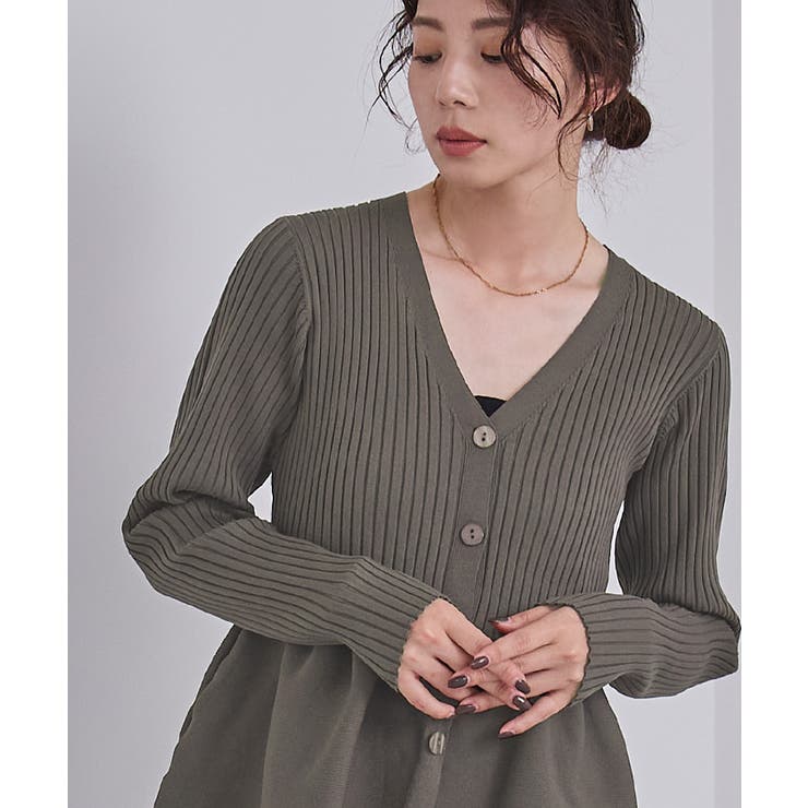 前後2wayペプラムニットトップス【UR’S ユアーズ】 | titivate | 詳細画像21 