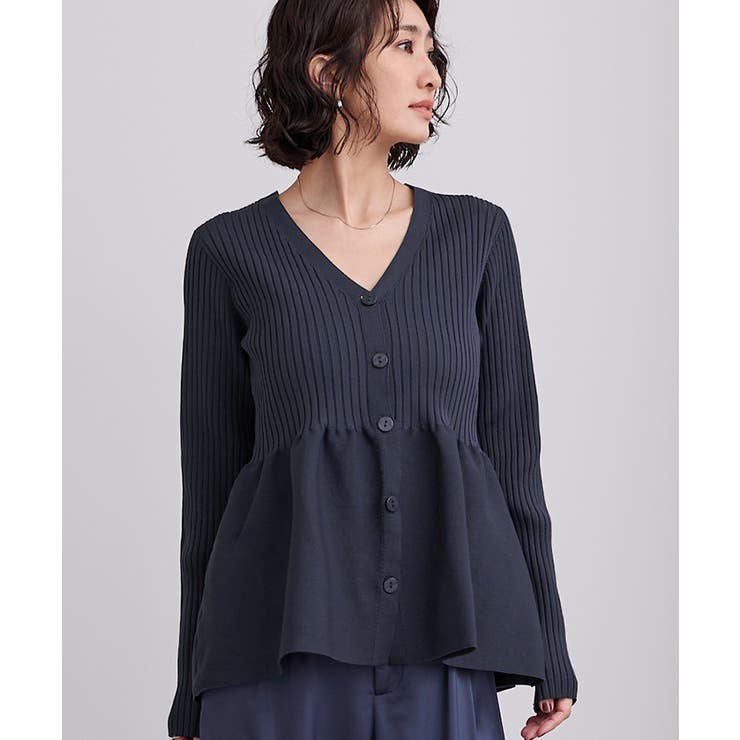 前後2wayペプラムニットトップス【UR’S ユアーズ】 | titivate | 詳細画像8 