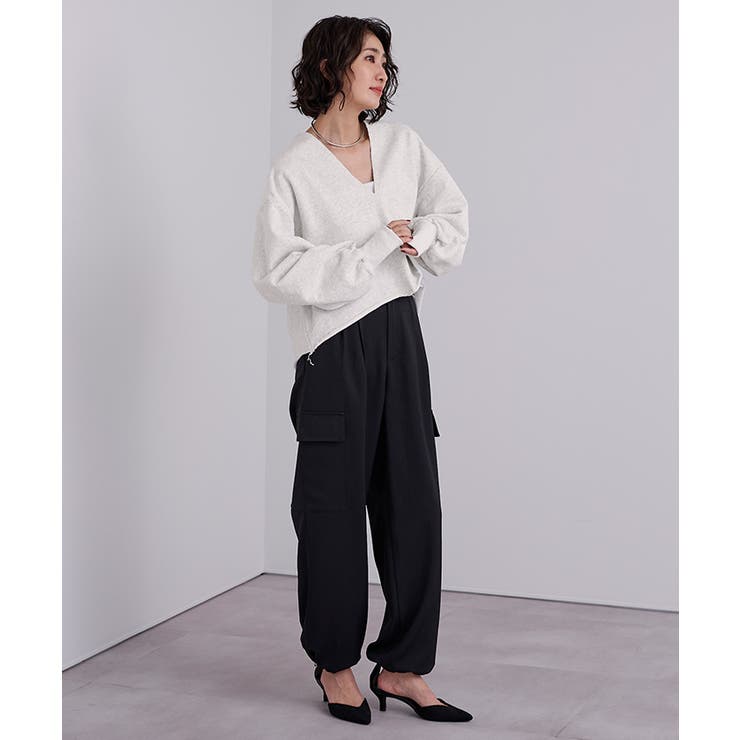 深Vネックスウェットプルオーバー【UR’S ユアーズ】 | titivate | 詳細画像13 