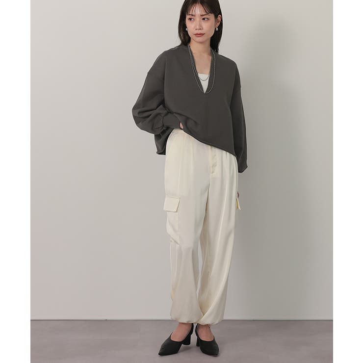 深Vネックスウェットプルオーバー【UR’S ユアーズ】 | titivate | 詳細画像22 