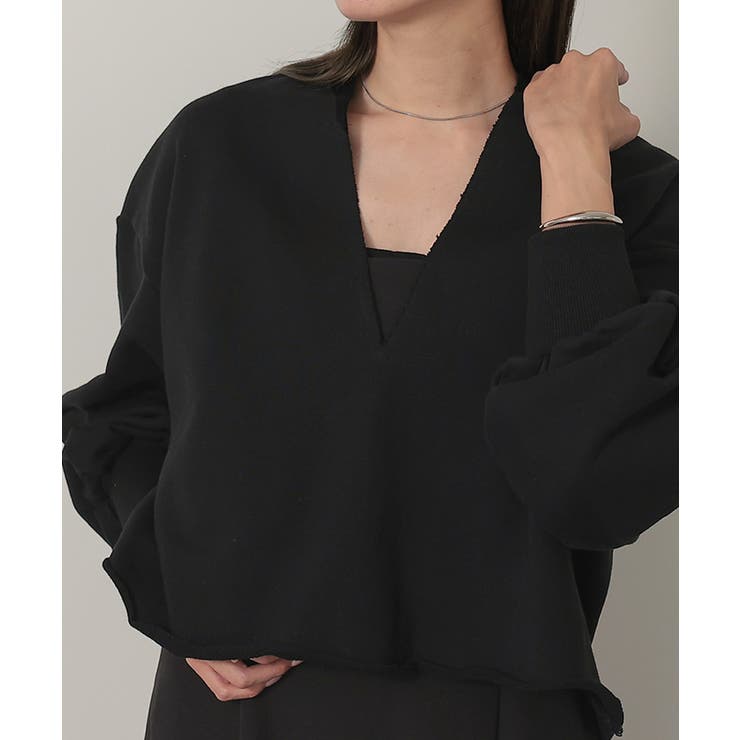 深Vネックスウェットプルオーバー【UR’S ユアーズ】 | titivate | 詳細画像2 