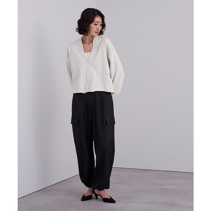 深Vネックスウェットプルオーバー【UR’S ユアーズ】 | titivate | 詳細画像4 