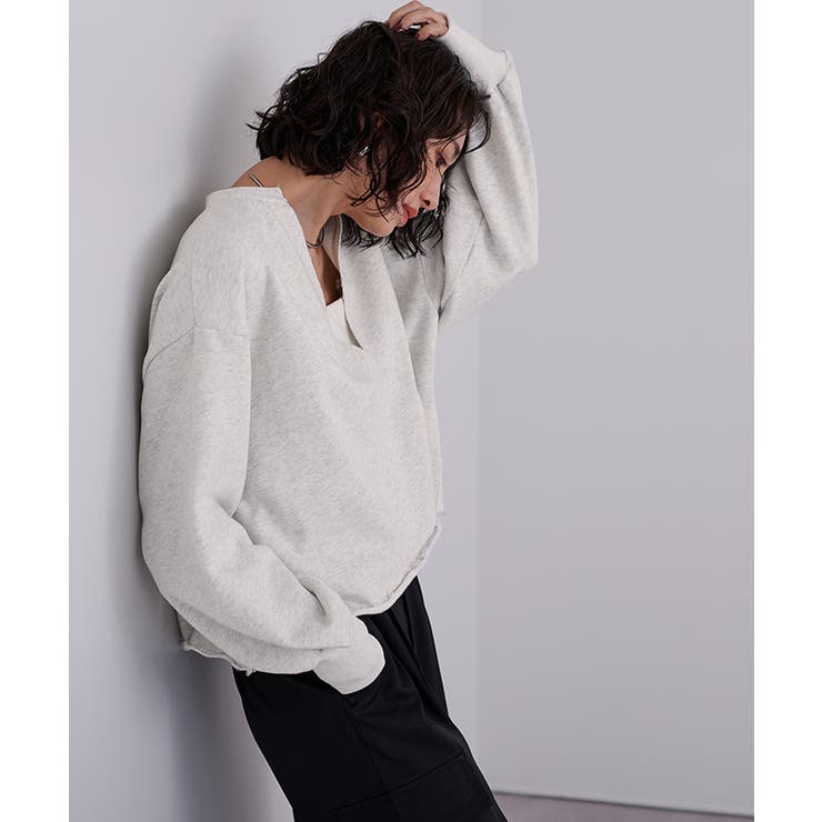 深Vネックスウェットプルオーバー【UR’S ユアーズ】 | titivate | 詳細画像6 