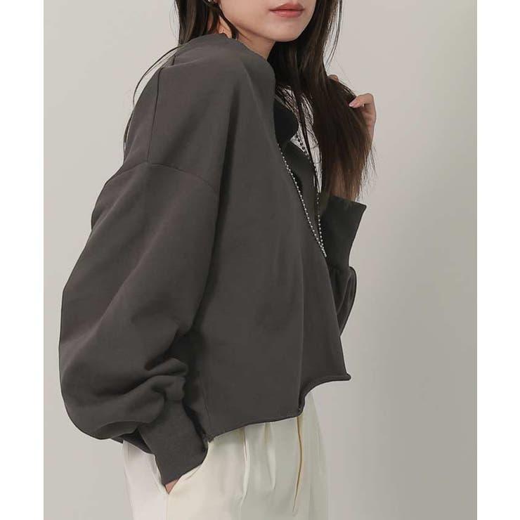 深Vネックスウェットプルオーバー【UR’S ユアーズ】 | titivate | 詳細画像9 