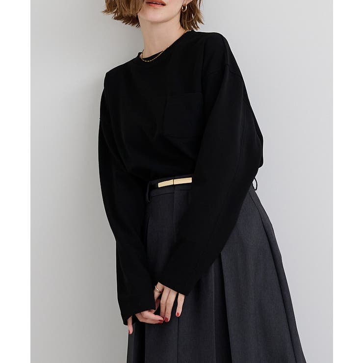 カットジョーゼットベーシックブラウス【UR’S ユアーズ】 | titivate | 詳細画像4 