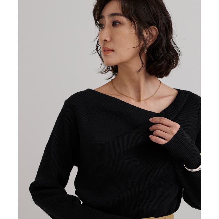 オフショルダーリブニットトップス【UR’S ユアーズ】 | titivate | 詳細画像27 