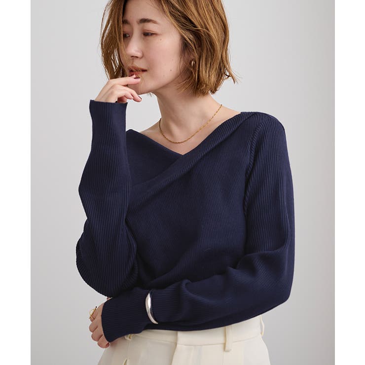 オフショルダーリブニットトップス【UR’S ユアーズ】 | titivate | 詳細画像6 