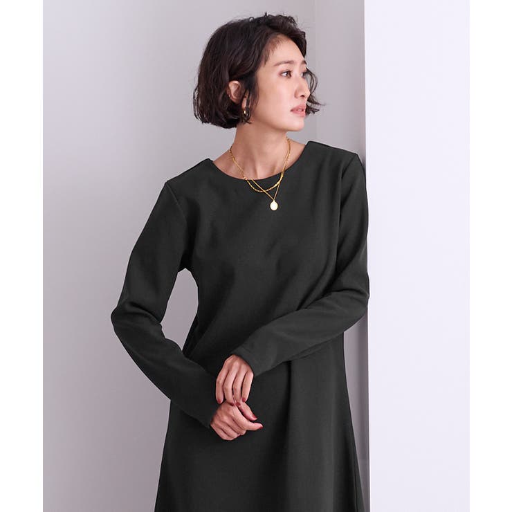 裏起毛ウエストシェイプワンピース【UR’S ユアーズ】 | titivate | 詳細画像22 