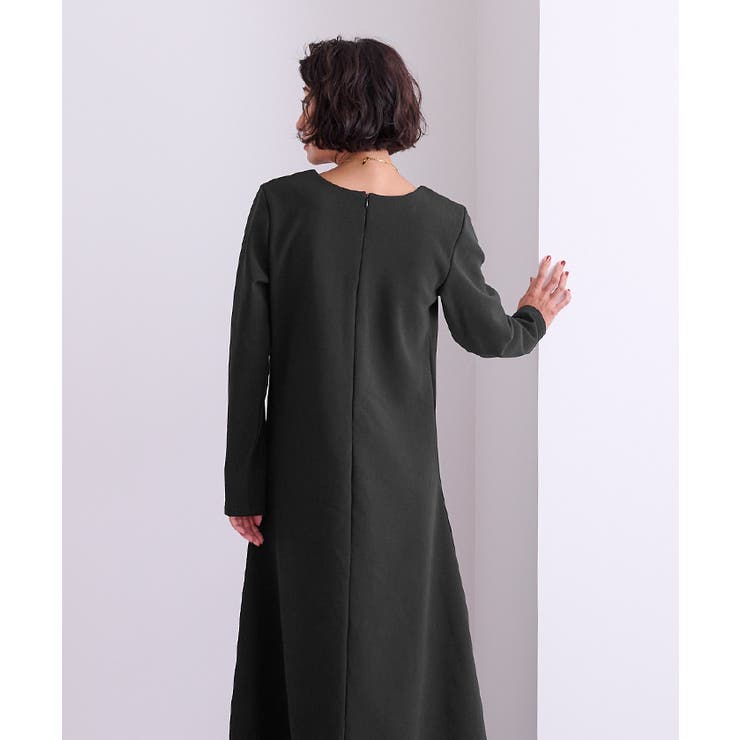 裏起毛ウエストシェイプワンピース【UR’S ユアーズ】 | titivate | 詳細画像24 