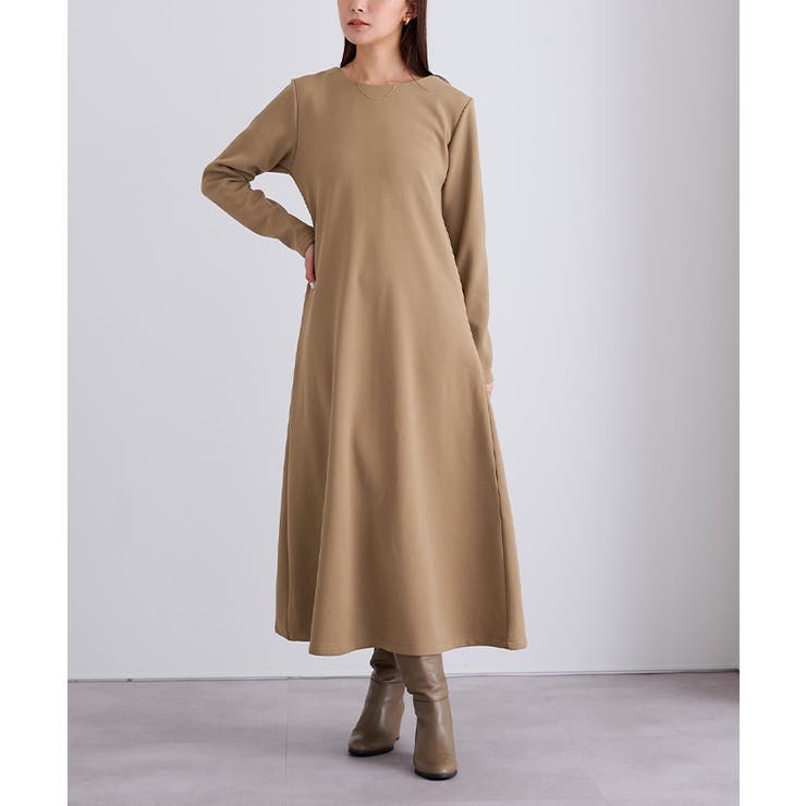 裏起毛ウエストシェイプワンピース【UR’S ユアーズ】 | titivate | 詳細画像29 