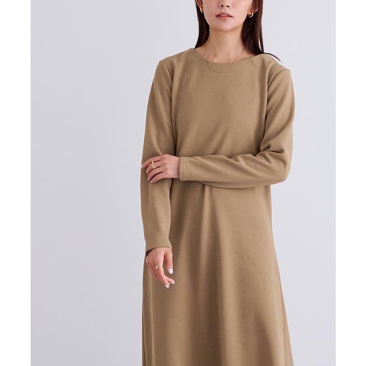 裏起毛ウエストシェイプワンピース【UR’S ユアーズ】 | titivate | 詳細画像31 