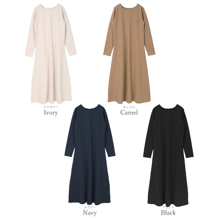 裏起毛ウエストシェイプワンピース【UR’S ユアーズ】 | titivate | 詳細画像20 