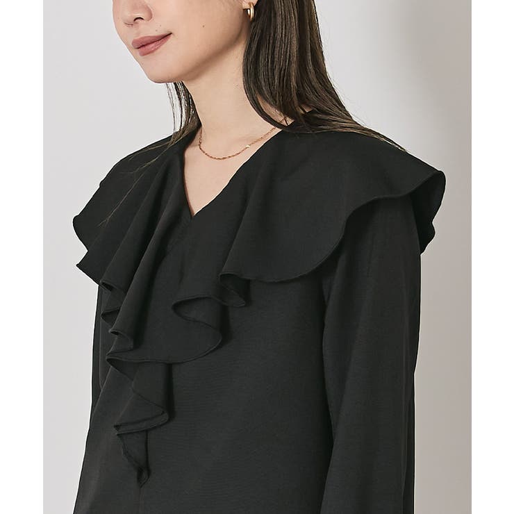 Vネックラッフルブラウス【UR’S ユアーズ】 | titivate | 詳細画像26 