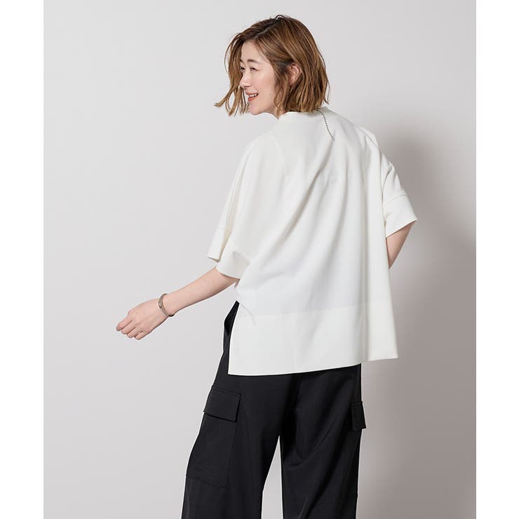 カットジョーゼットボックスシルエットトップス【UR'S ユアーズ