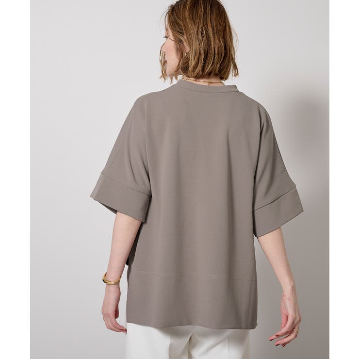 カットジョーゼットボックスシルエットトップス【UR'S ユアーズ